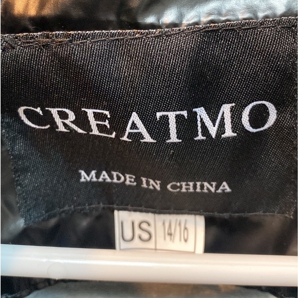 Black Puffer Coat with Detachable Hood - Picture 5 of 6